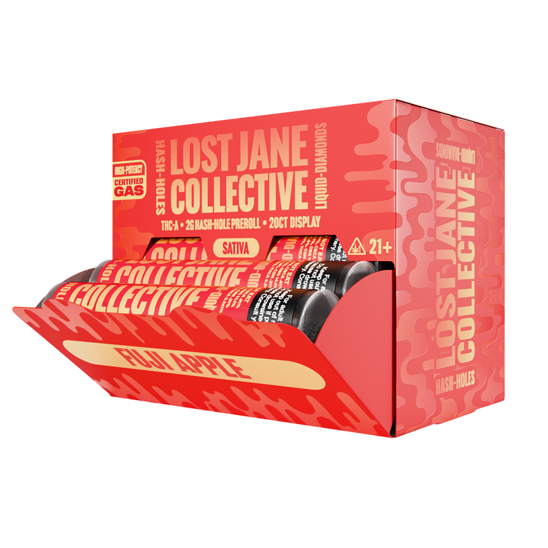 Lost Jane Liquid Diamond Hash Holes - 20ct Display - Fuji Apple
