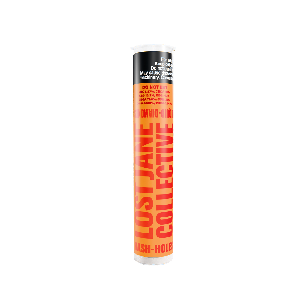 Lost Jane Liquid Diamond Hash Holes - 20ct Display - Nectarine Dream