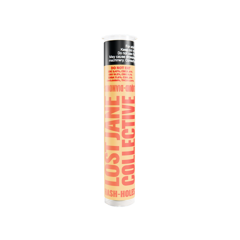 Lost Jane Liquid Diamond Hash Holes - 20ct Display - Sour Peach Kush