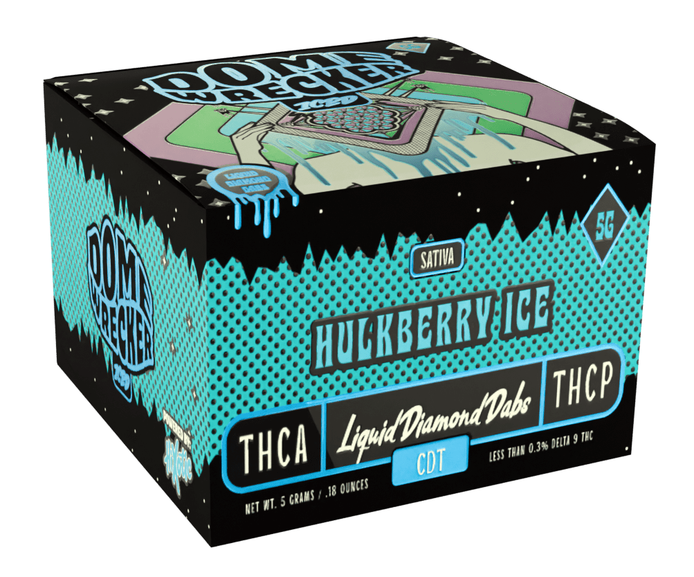 Domewrecker 5g Thca/Thcp Liquid Diamond Dabs - Sativa - Hulkberry Ice - Bandit Distribution