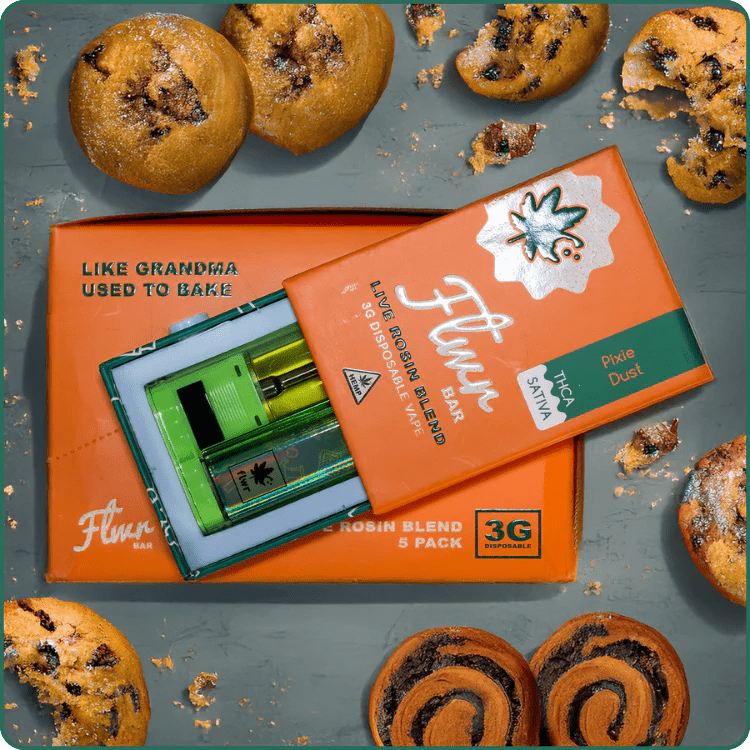 FLWR Bar 3g THCA Disposables - Pixie Dust - Sativa - Bandit Distribution