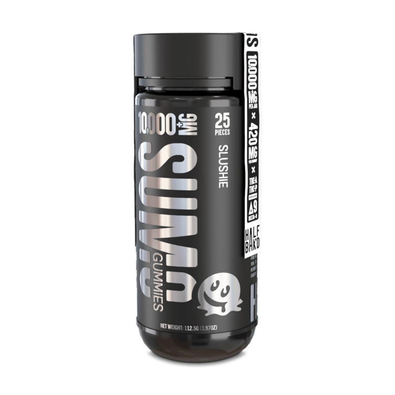 Half Bak'd D9 SUMO THCa/THCp/D8 Gummies - 25ct - Slushie - Hemp Wholesaler