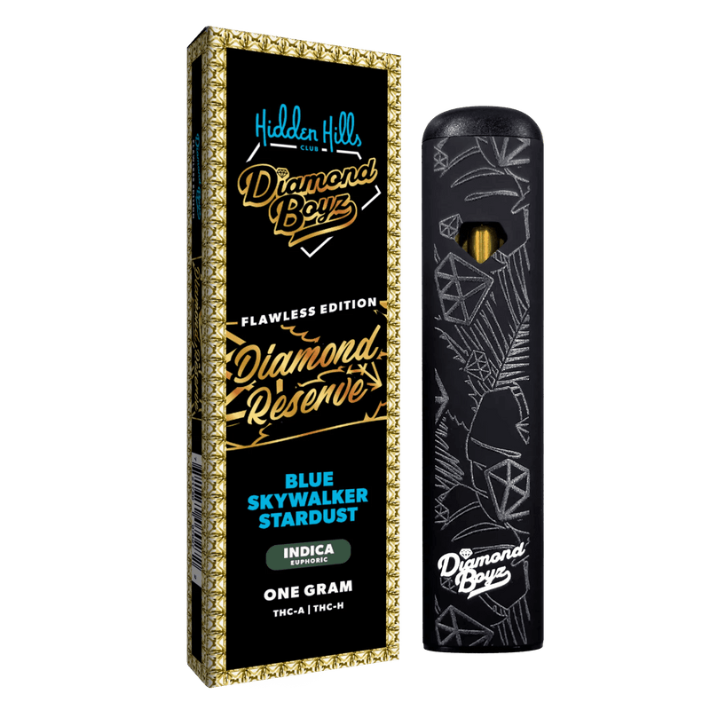 Hidden Hills Diamond Reserve 1g Disposable - Flawless Edition - Blue Skywalker Stardust - Bandit Distribution