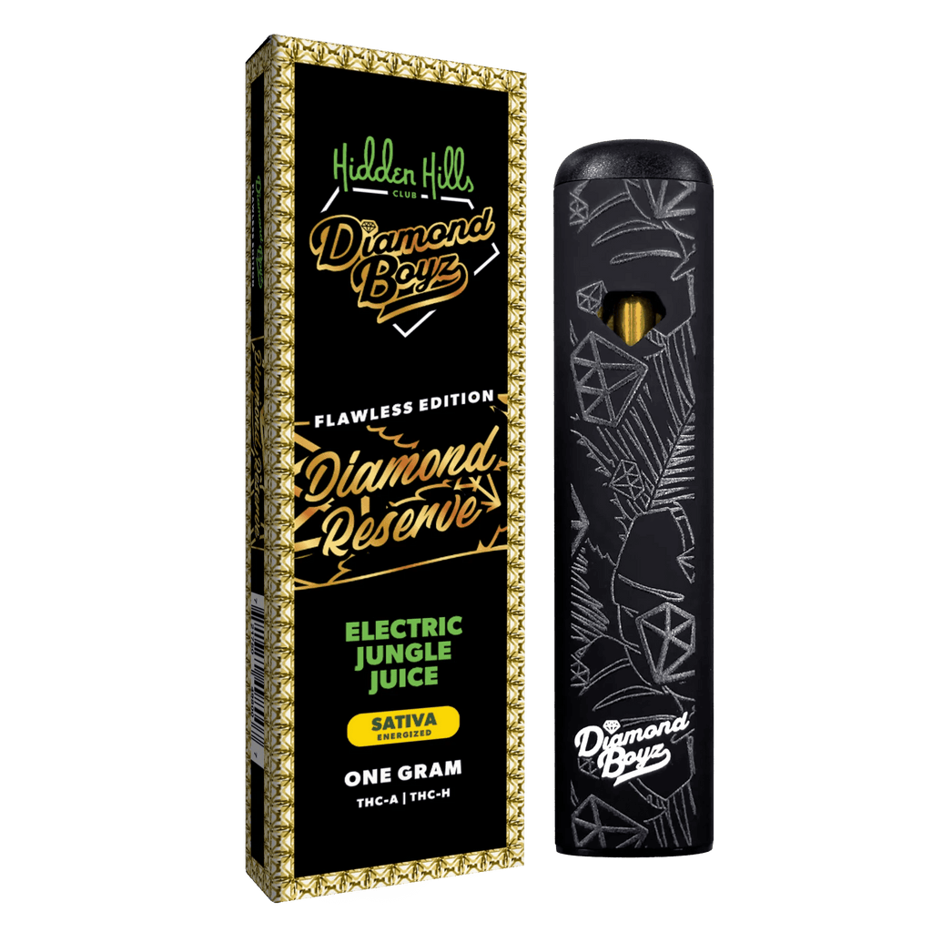 Hidden Hills Diamond Reserve 1g Disposable - Flawless Edition - Electric Jungle Juice - Bandit Distribution