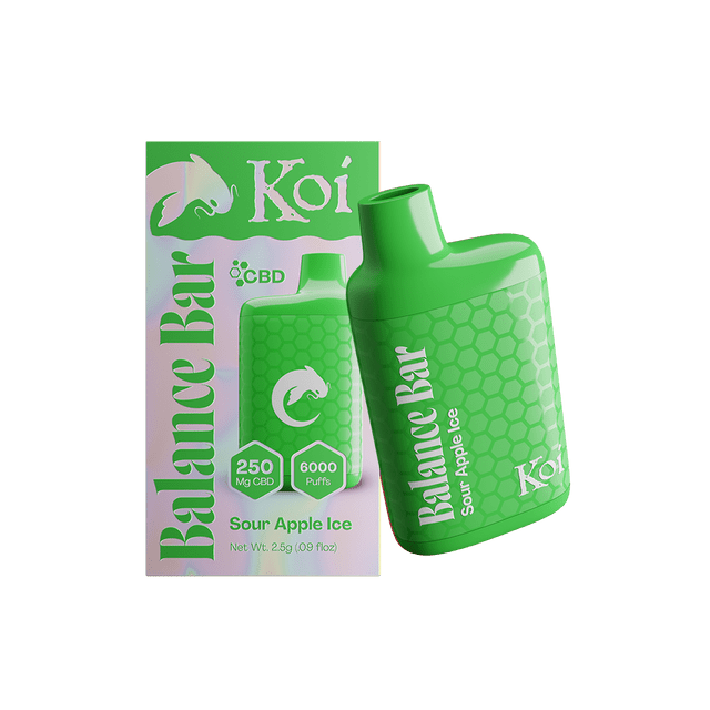 Koi Balance Bars - CBD Vape - 250mg CBD Isolate - Bandit Distribution