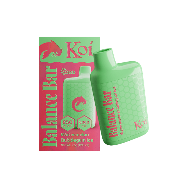 Koi Balance Bars - CBD Vape - 250mg CBD Isolate - Bandit Distribution