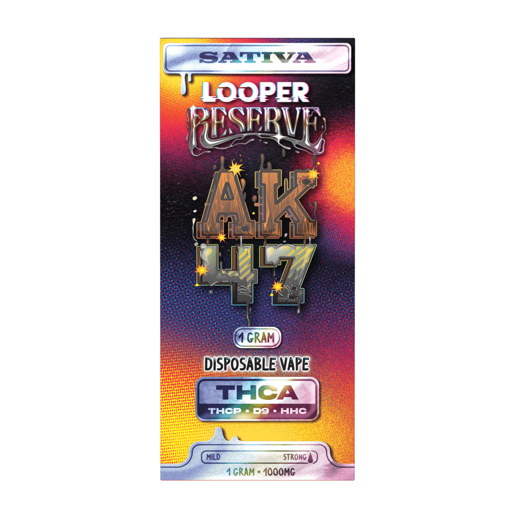 Looper Reserve 1g Disposable - THCA - THCP - HHC - D9 - AK 47 - Bandit Distribution