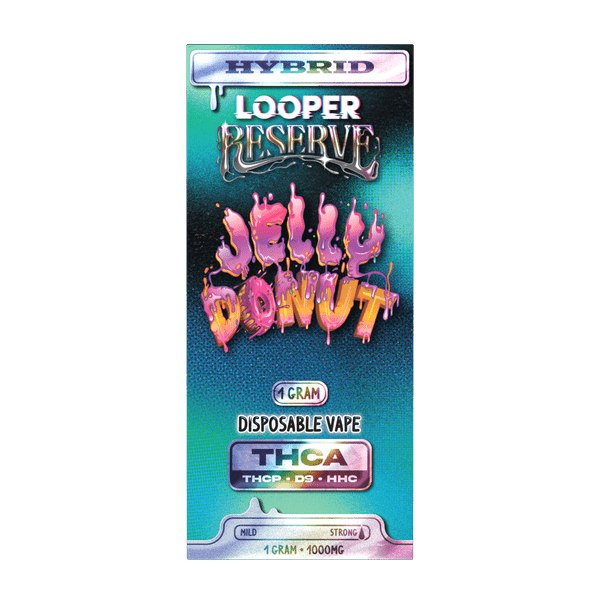 Looper Reserve 1g Disposable - THCA - THCP - HHC - D9 - Jelly Donut - Bandit Distribution