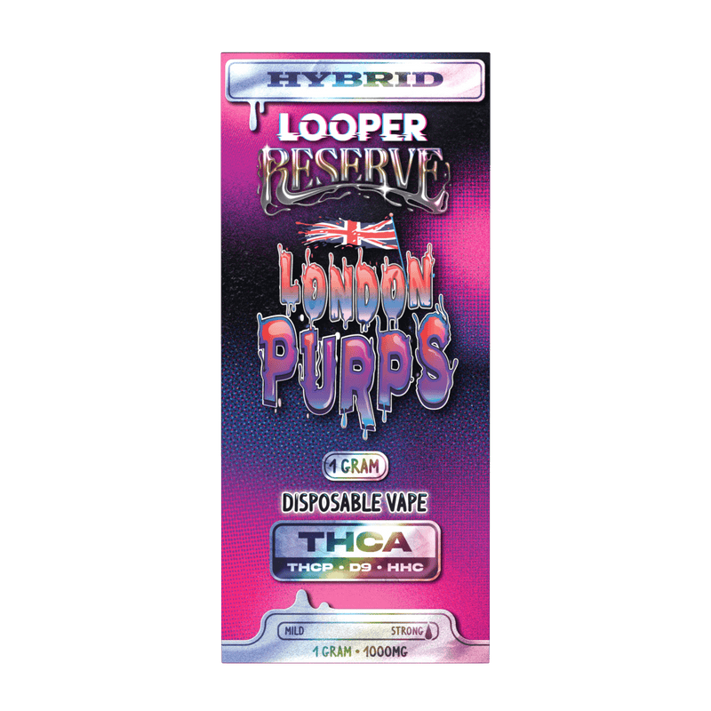 Looper Reserve 1g Disposable - THCA - THCP - HHC - D9 - London Purps - Bandit Distribution