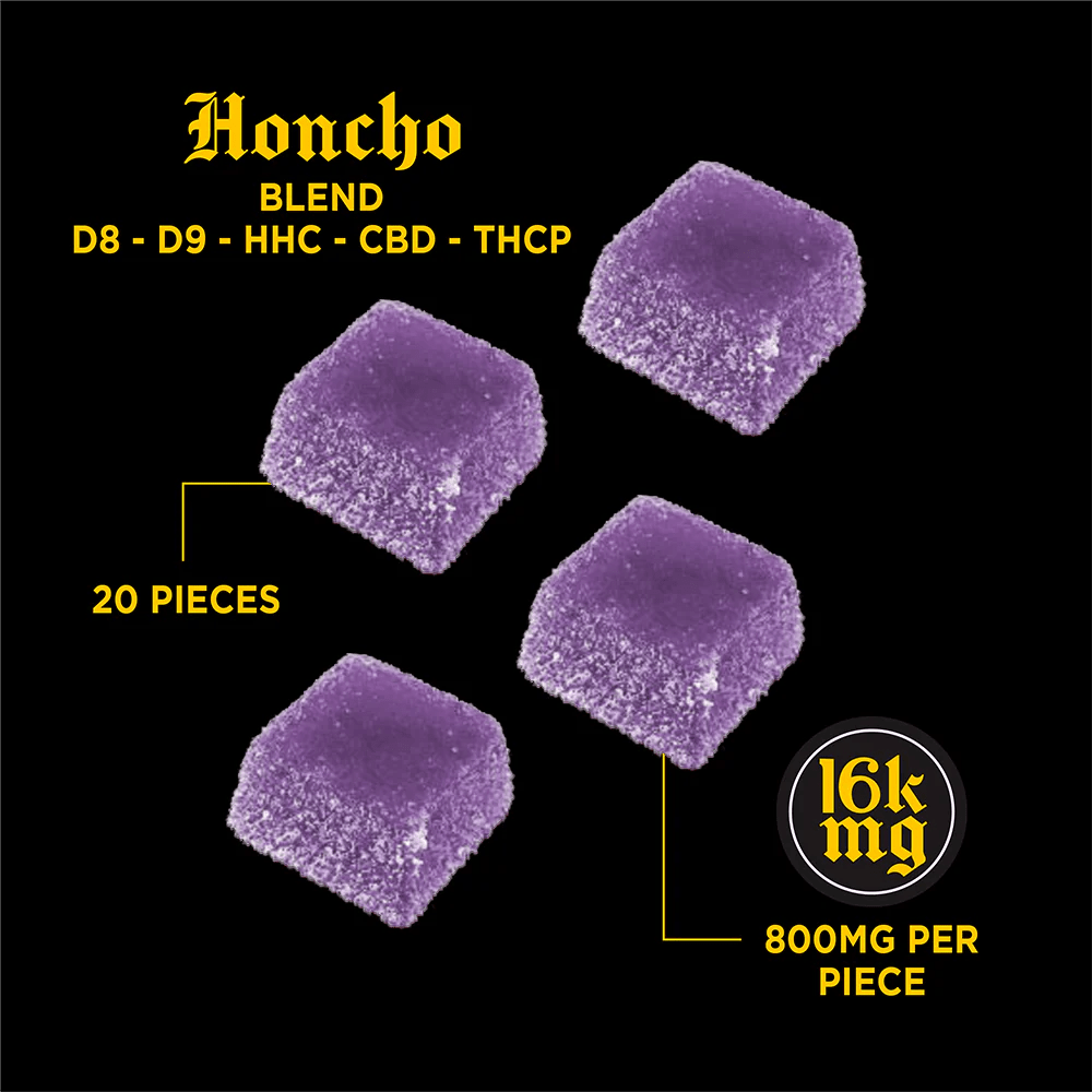Pressure Honcho Gummies 16,000mg - Grape - Bandit Distribution