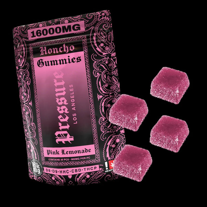 Pressure Honcho Gummies 16,000mg - Pink Lemonade - Bandit Distribution