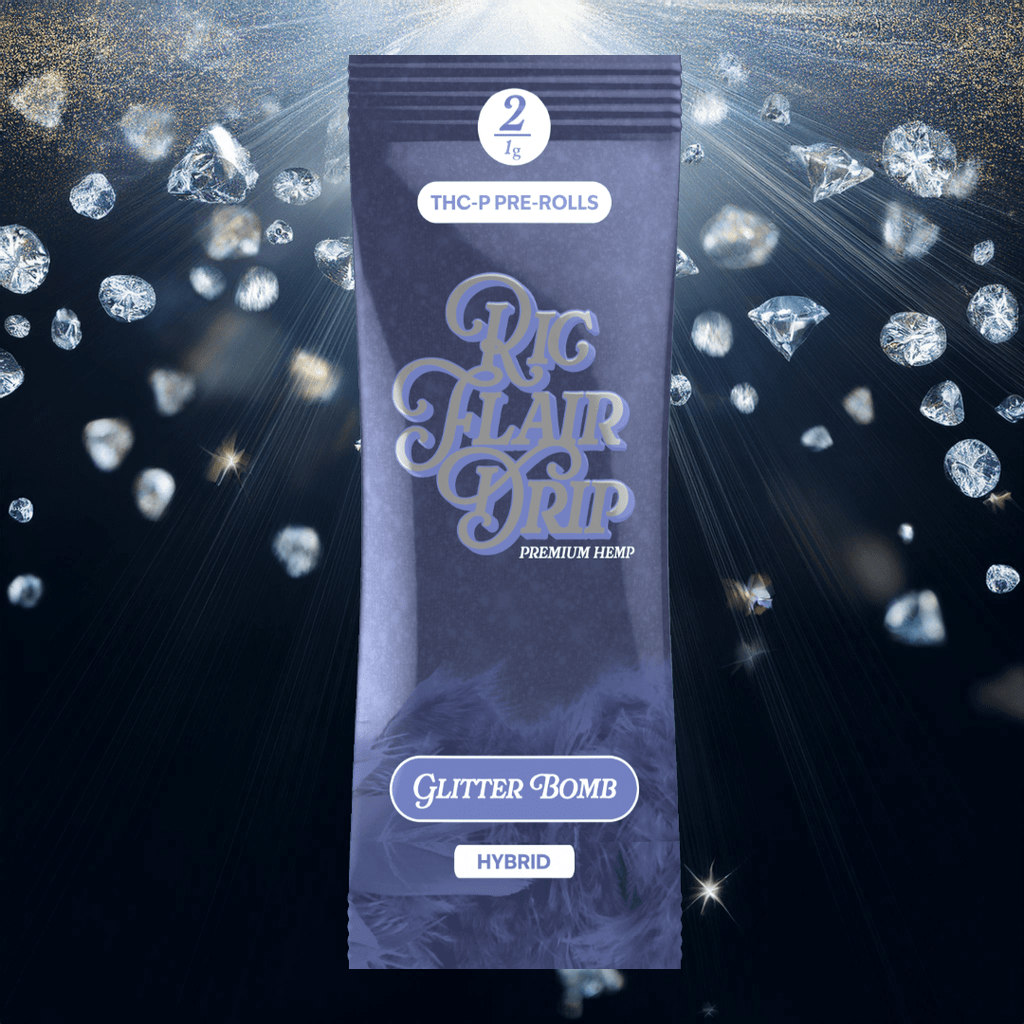 Ric Flair Drip - 2pk Thcp Pre Rolled Joints - 2g - Glitter Bomb - Bandit Distribution
