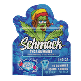 Schmack 10ct THCA Gummies - Liquid Diamonds - Thcp - D9 - 5000mg - Berry Blast - Bandit Distribution