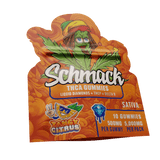 Schmack 10ct THCA Gummies - Liquid Diamonds-Thcp-D9 - 5000mg - Tangy Citrus