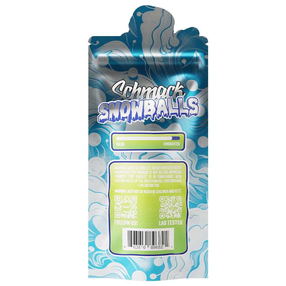 Schmack 2 Pack Snow Prerolls - Skywalker OG - Sativa - 10 pack Display - Bandit Distribution