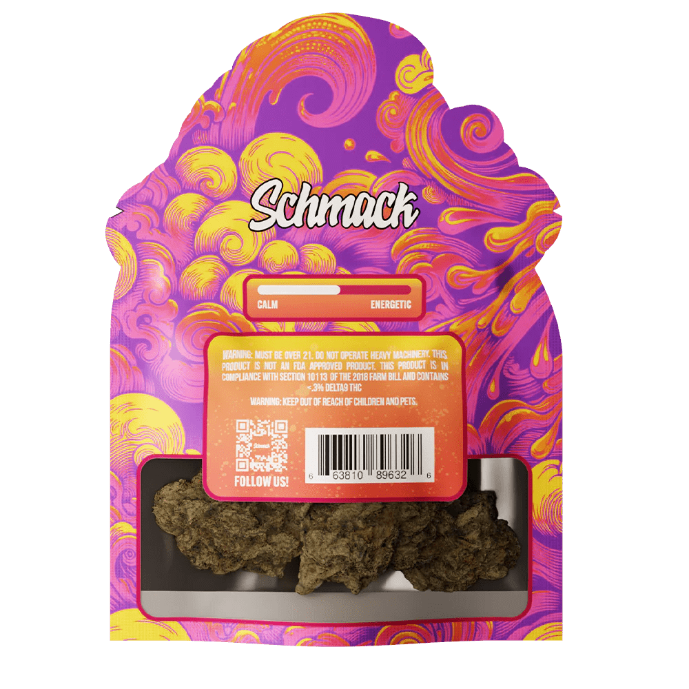 Schmack 3.5g THCA Flower Pouch - Zkittles Hybrid - Single Pouch - Bandit Distribution