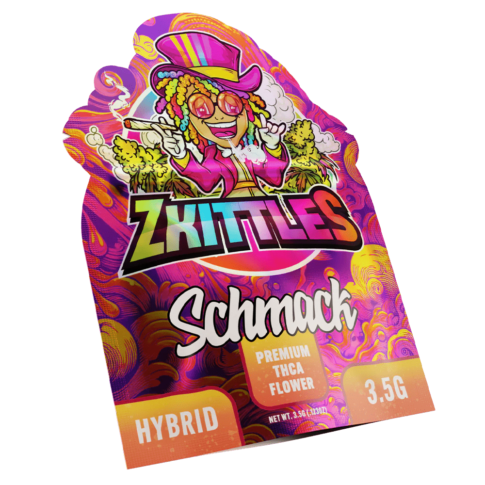 Schmack 3.5g THCA Flower Pouch - Zkittles Hybrid - Single Pouch - Bandit Distribution