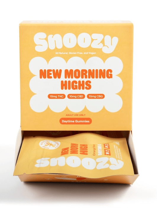Snoozy Delta 9 THC Energy Gummies (New Morning Highs Daytime Gummies) - 20 Pack Display - Bandit Distribution