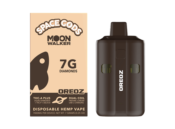 Space Gods Moon Walker 7g Disposables - Thca Liquid Diamonds+THCp+D8