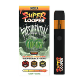 Super Looper THCA-THCP-HHC Super Potent 1g Disposables - Presidential OG - Bandit Distribution