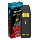 Torch x Pressure Dual Split Flavor THCa Displosables 3g - Blue Razz x Slurricane - Bandit Distribution