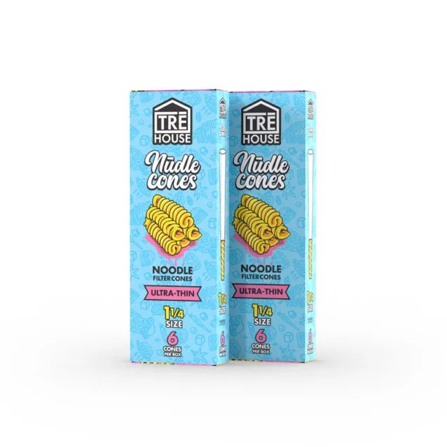 Tre House 1¼” Ultra Thin Nudle Cones – 1 – Pack (6ct) - Bandit Distribution