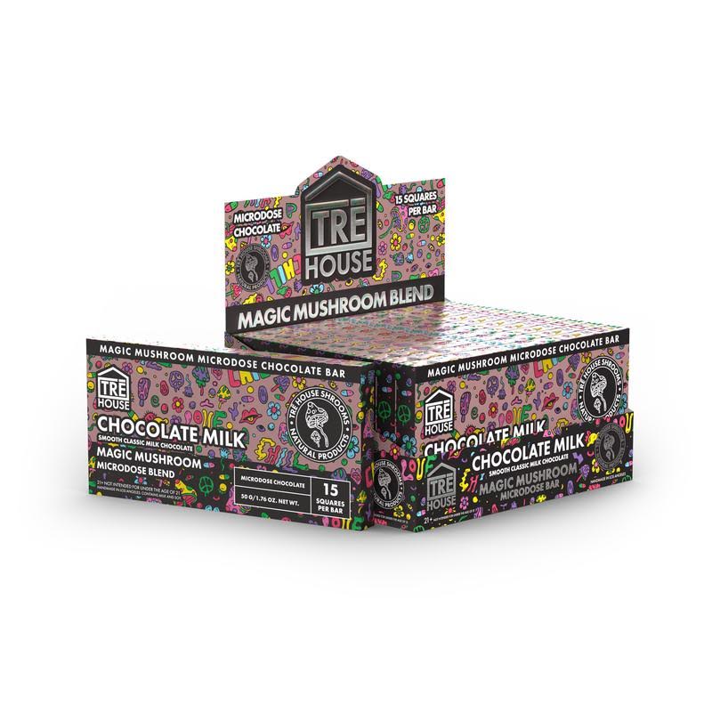 Tre House Magic Mushroom Chocolate Bar - Chocolate Milk - Hemp Wholesaler