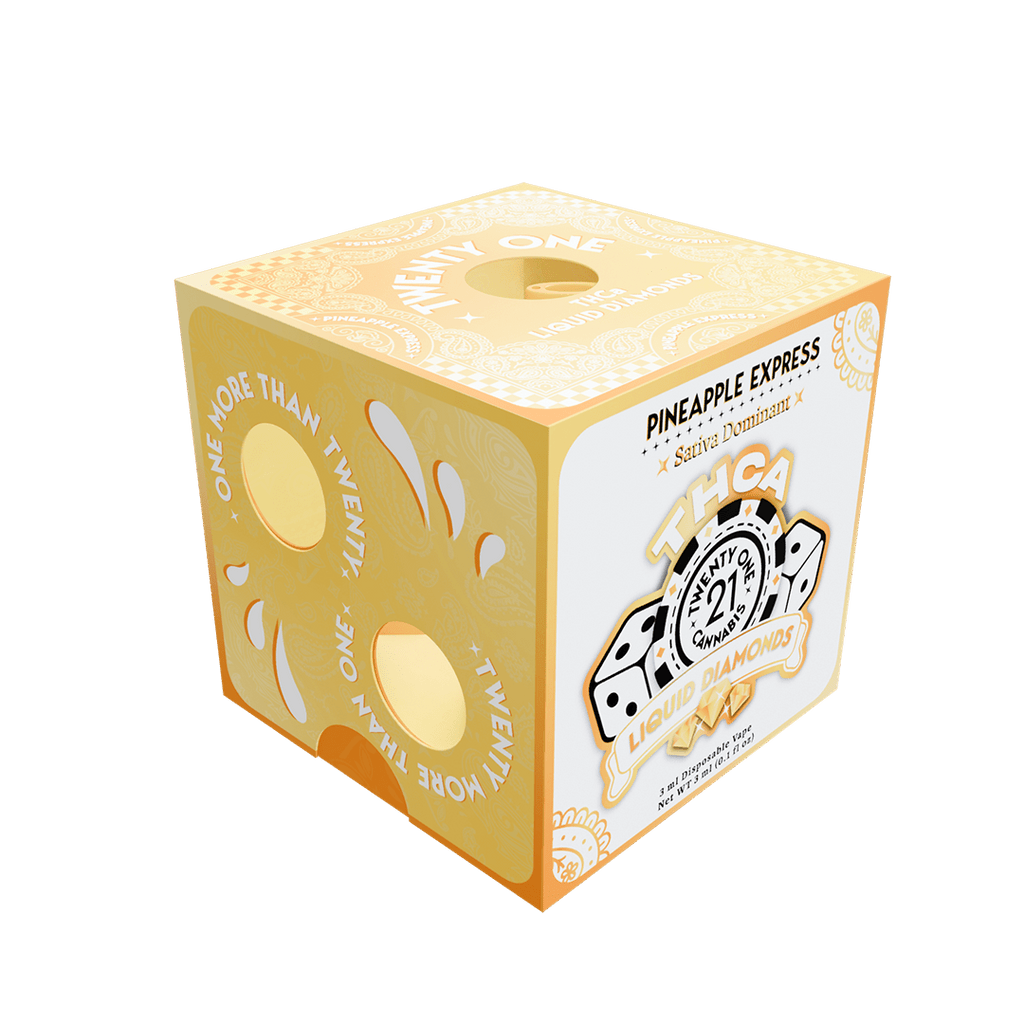 Twenty One - 3ml THCa Disposables - Pineapple Express (Sativa Dominant) - Bandit Distribution