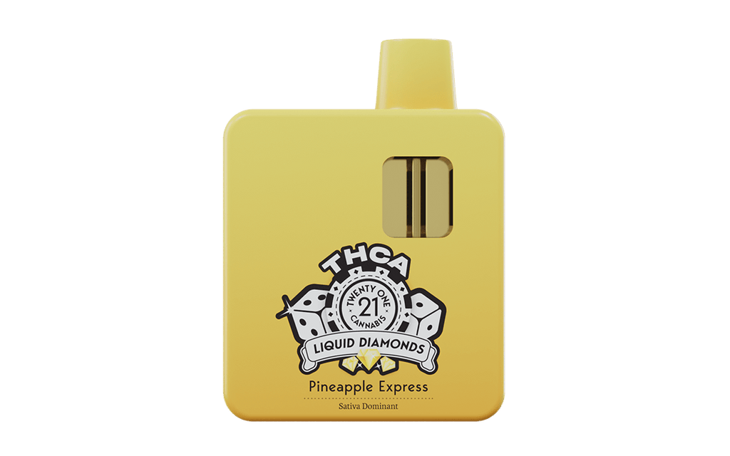 Twenty One - 3ml THCa Disposables - Pineapple Express (Sativa Dominant) - Bandit Distribution