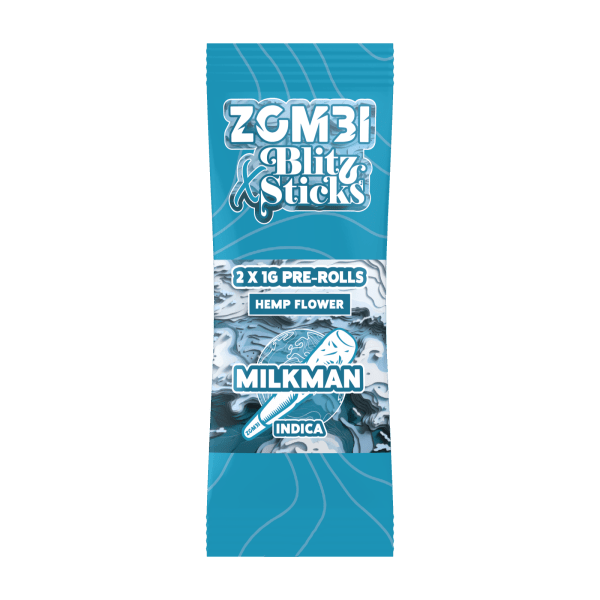 Zombi Blitz Stick - Milkman – THCP Pre - Rolls 2x1g (Indica) - Bandit Distribution