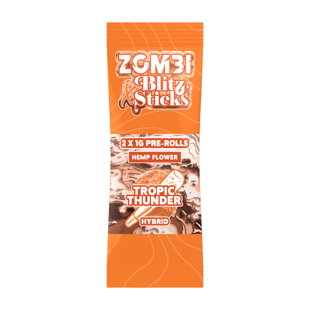 Zombi Blitz Stick - Tropic Thunder – THCP Pre - Rolls 2x1g (Hybrid) - Bandit Distribution