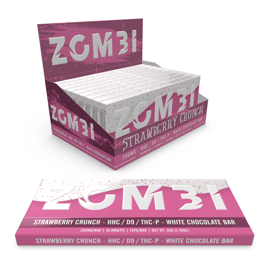 Zombi HHC/D9/THCP Chocolate Bars - 3 Options - Bandit Distribution