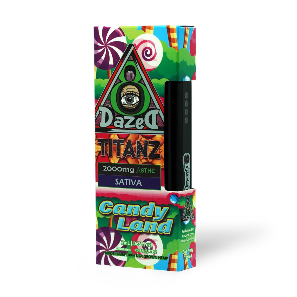 DazeD8 Titanz Delta 8 Disposable 2g - Candyland