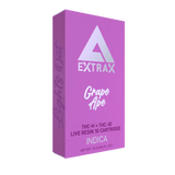 Delta Extrax - Lights Out 1g Cart - Blends w/ Live Resin - Grape Ape - HempWholesaler.com
