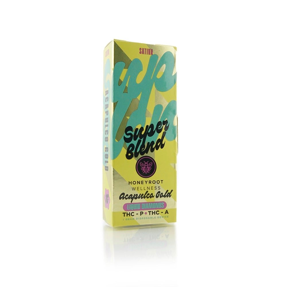Honeyroot Wellness Super Blend Liquid Diamonds Thca-Thcp - Acapulco Gold - HempWholesaler.com