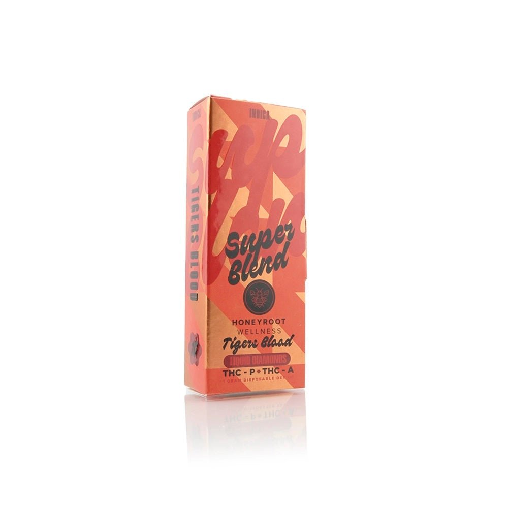 Honeyroot Wellness Super Blend Liquid Diamonds Thca-Thcp - Tiger Blood - HempWholesaler.com