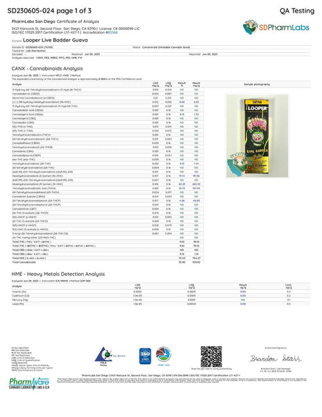 Looper Live Badder Disposable Vape 2G (Sativa) — $20.99 – Huff