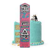 Tre House Delta 8 Vape + D9 + D10 + THC-P – Wedding Cake – Indica 2g