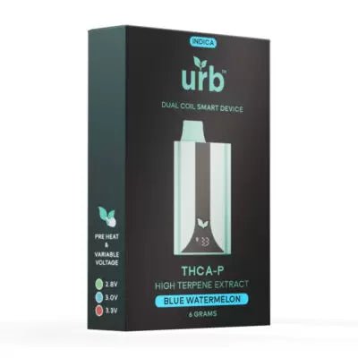 Urb THCA-P 6g High Terpene Extract Disposables - Blue Watermelon - HempWholesaler.com