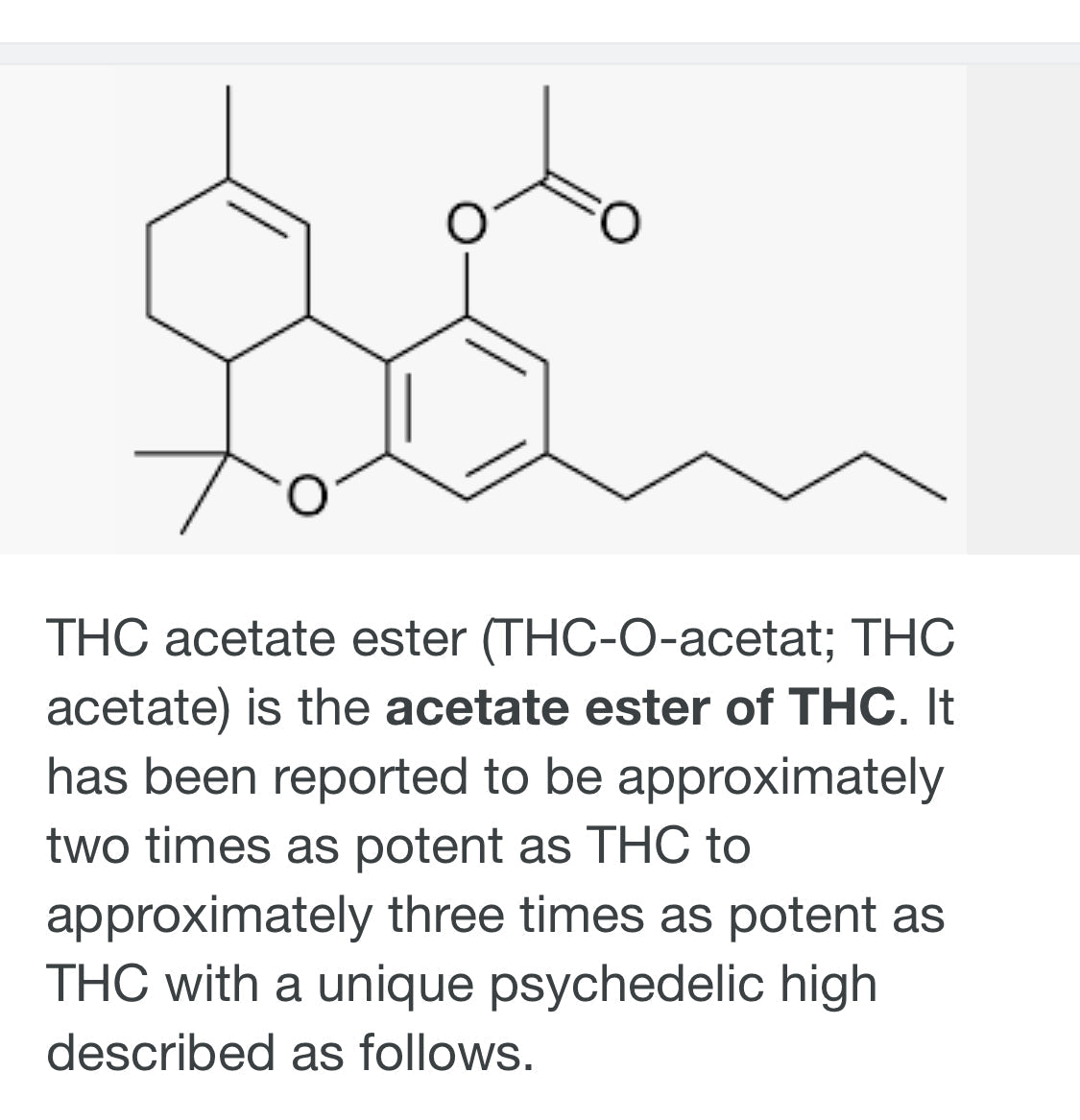 THCOAcetate Products