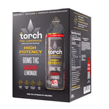 Torch High Potency D9 Thc Seltzers 60mg Per Can - 4pk - Raspberry Lemonade