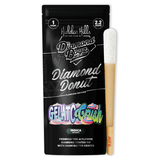 2.2G Diamond Donut Pre Rolls - Gelato Crush - Indica - 10pk Display - Bandit Distribution