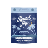 Round Trip 4x Mushroom Gummies - Blue Razz - 8pk