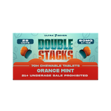 Ultra 7 Double Stacks 7-Oh Tabs 80mg Each - 25 Unit Display -  Orange Mint