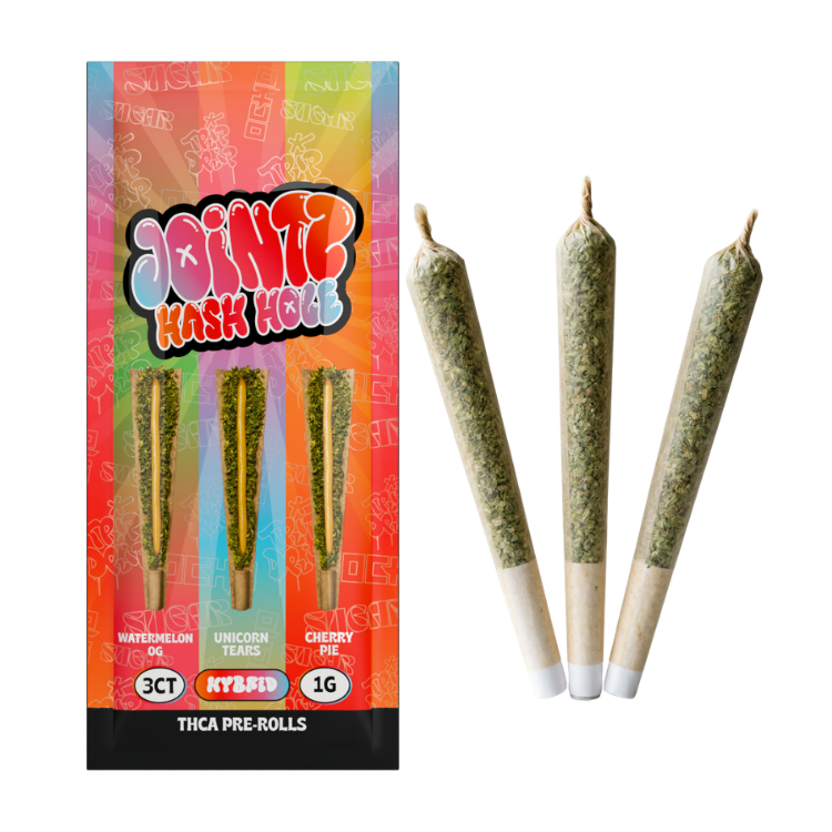 Ocho Jointz Hash Holes - THCA 3g - 3 Pack - Hybrid - 10 Pack Display