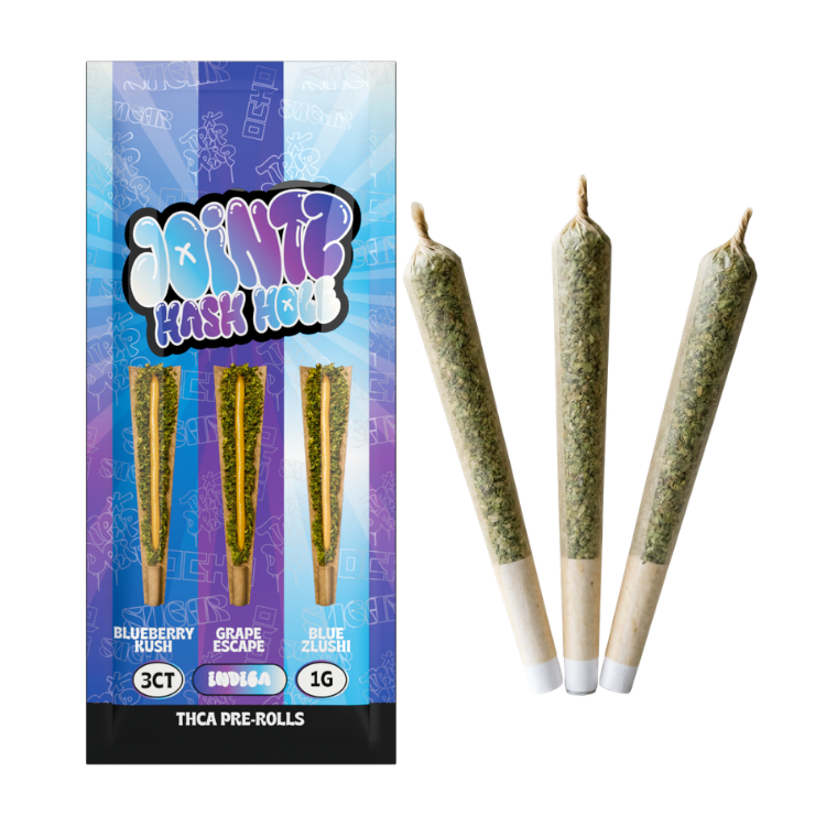 Ocho Jointz Hash Holes - THCA 3g - 3 Pack - Indica - 10 Pack Display