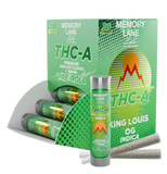 Memory Lane THCA Pre Rolls - 1g Tubed - 20ct Display - King Louis OG
