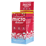Micro Dot Magic Mushroom Chocolates - 15pc / Bar - 5ct Display - Hot Cocoa Crunch