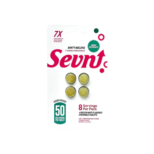 Sevn - 7-Hydroxy - Minty Melons - 200mg 4pk