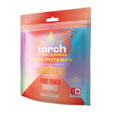 Torch 250mg D9 High Potency Gummies - 10pc Pouch - Fruit Punch